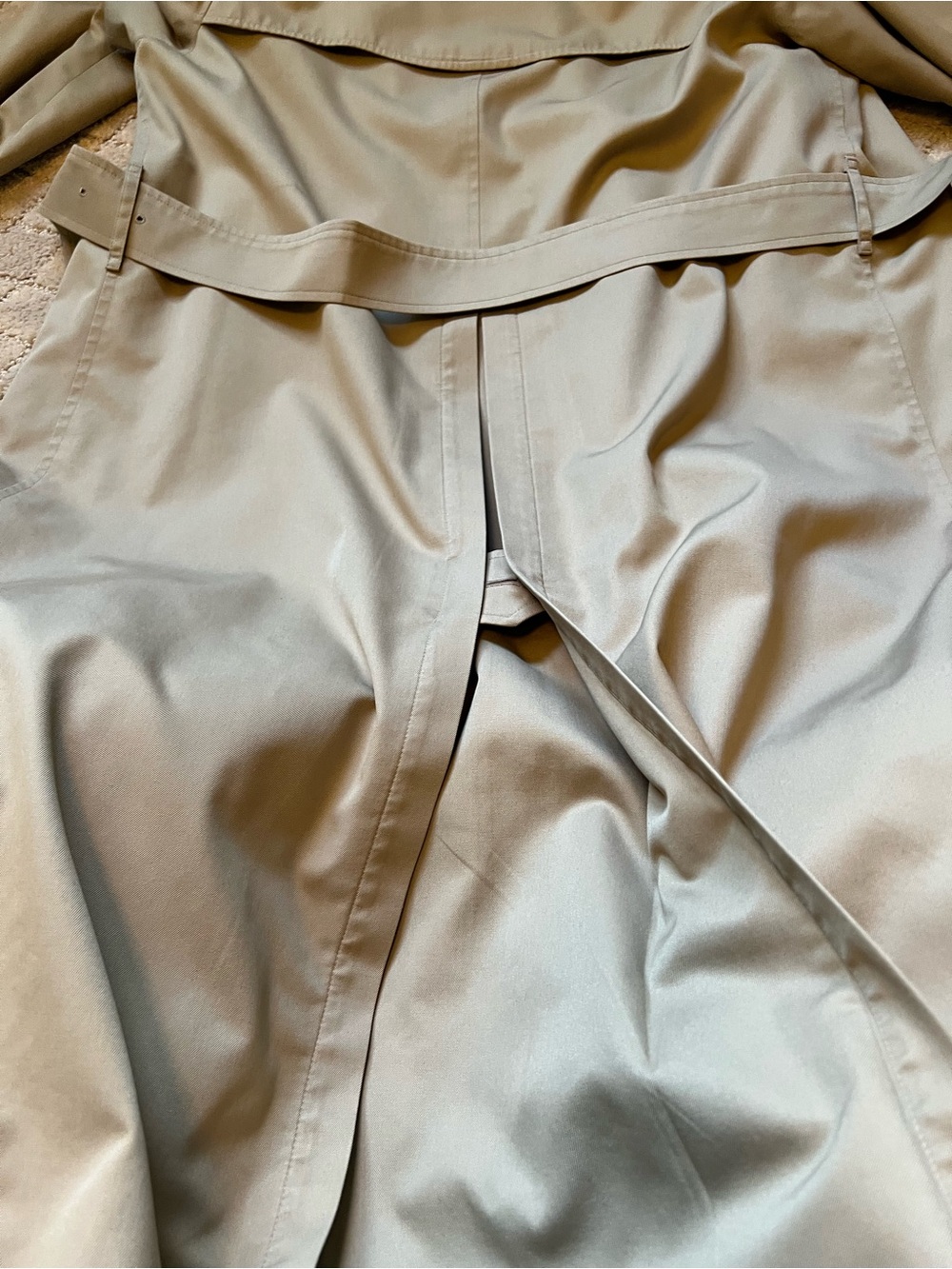 Burberry Beige Trench Coat with removable wool Nova Check Collar and Lining - Picture 11 of 15